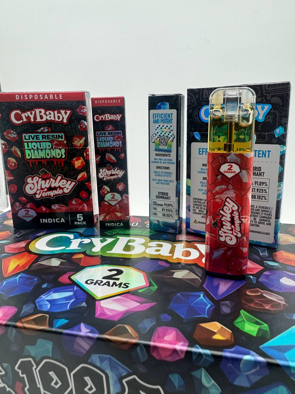 Crybaby Shirley Temple 2g Disposable | Indica Crybaby Shirley Temple 2g Disposable | Indica