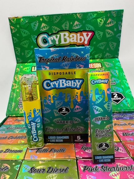 Crybaby 2 Gram disposable | Crybaby Tropical Rainbow 2g Disposable | Hybrid