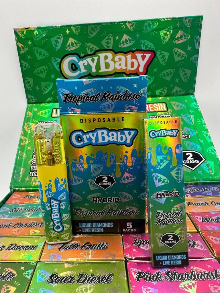 Crybaby 2 Gram disposable | Crybaby Tropical Rainbow 2g Disposable | Hybrid