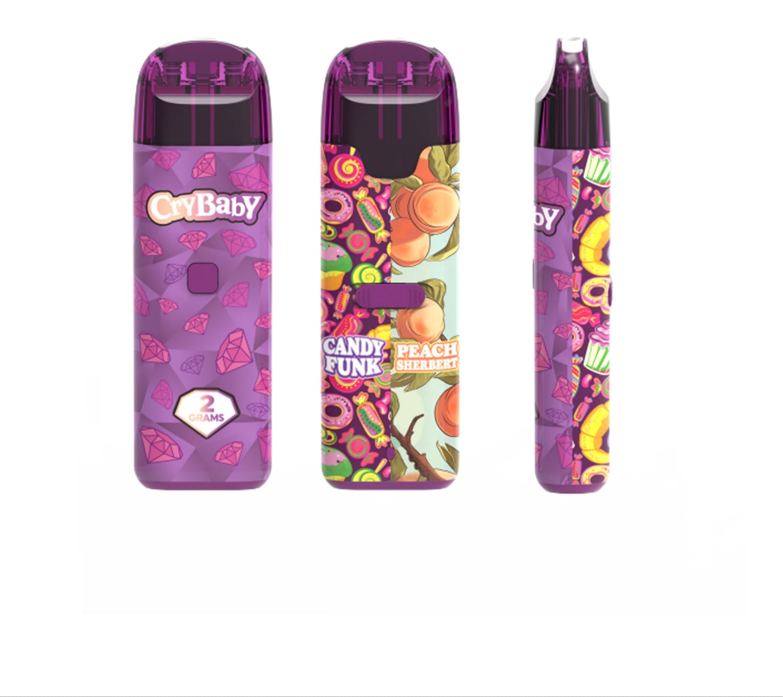 CryBaby Candy Funk X Peach Sherbert 2G Disposable CryBaby Candy Funk X Peach Sherbert 2G Disposable
