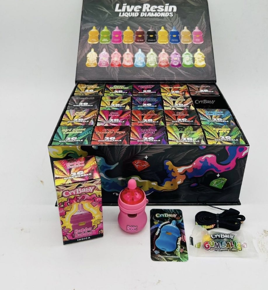 CryBaby Live Resin Liquid Diamonds 2 Gram Disposable CryBaby Live Resin Liquid Diamonds 2 Gram Disposable